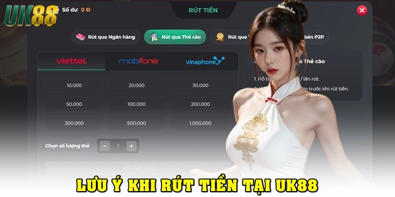 Hướng Dẫn Rút Tiền UK88 An Toàn, Tiện Lợi, Không Mất Phí - Betlucky88